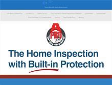 Tablet Screenshot of homeinspectionboulder.com